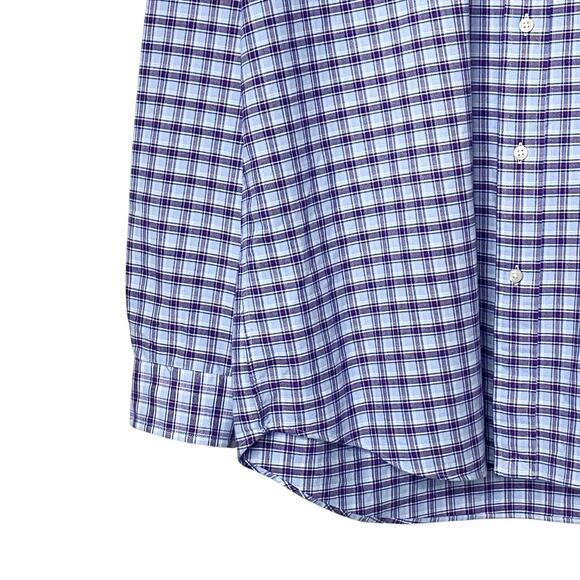 Ralph Lauren Mens Size XL Classic Fit Button Down Shirt Plaid Blue Multicolor - Picture 4 of 10